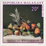 Fruits de Madagascar: 20-Franc Postage Stamp