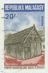 Traditional Betsileo Highland Dwelling: 20-Franc Postage Stamp