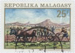 Front: Ploughing: 25-Franc Postage Stamp