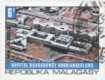 Joseph Ravoahangy Andrianavalona Hospital: 6-Franc Postage Stamp