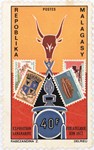 2nd Malagasy Philatelic Exhibition: 40-Franc Postage Stamp