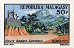 Front: Andapa-Sambava Road: 50-Franc Posta...