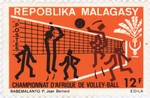 African Volleyball Championship: 12-Franc Postage Stamp