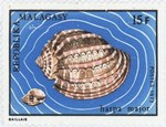 Front: Harpa major: 15-Franc Postage Stamp