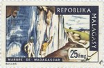 Marble of Madagascar: 25-Franc Postage Stamp
