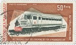 Autorail Micheline: 50-Franc Postage Stamp