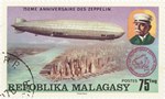 Front: Luftschiff Graf Zeppelin: 75-Franc ...