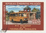 PTT Malagasy and the Socialist Fokonolona: 7-Ariary (35-Franc) Postage Stamp