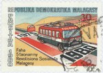 Socialist Revolution, 5th Anniversary: 30-Franc (6-Ariary) Postage Stamp
