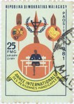 International Year of Disabled Persons: 25-Franc (5-Ariary) Postage Stamp