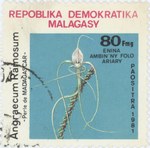 Angraecum ramosum: 80-Franc (16-Ariary) Postage Stamp