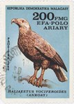 Front: Madagascar Fish Eagle: 200-Franc (4...