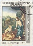 Antonio da Correggio's Noli Me Tangere: 5-Franc (1-Ariary) Postage Stamp