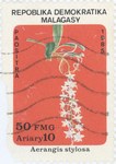 Aerangis stylosa: 50-Franc (10-Ariary) Postage Stamp