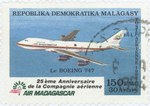 Air Madagascar: Boeing 747: 150-Franc (30-Ariary) Postage Stamp