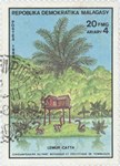 Tsimbazaza: Lemur catta: 20-Franc (4-Ariary) Postage Stamp