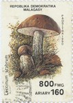 Leccinum scabrum: 800-Franc (160-Ariary) Postage Stamp