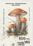 Leccinum testaceoscaber: 900-Franc (180-Ariary) Postage Stamp