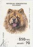 Front: Chow Chow: 350-Franc (70-Ariary) Po...