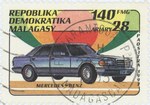 Mercedes-Benz: 140-Franc (28-Ariary) Postage Stamp