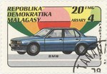 BMW: 20-Franc (4-Ariary) Postage Stamp