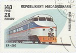 ER-200: 140-Franc (28-Ariary) Postage Stamp