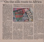 Article: On the silk route to Africa: The Su...