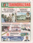 Front Cover: Tia Tanindrazana: No 2770; Alakamis...