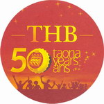 Top View: THB Beer Mat: Circular, 50th Annive...