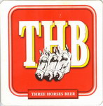 Top View: THB Beer Mat: Square