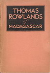 Front Cover: Thomas Rowlands of Madagascar