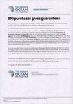 Front: BNI purchaser gives guarantees: Art...