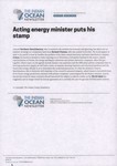 Front: Acting energy minister puts his sta...