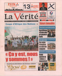 Front Cover: La Verité: No 3141; Mercredi 17 oc...