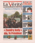 Front Cover: La Verité: No 3207; Mercredi 9 jan...