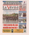 Front Cover: La Verité: No 3217; Lundi 21 janvi...