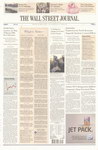 Front Cover: The Wall Street Journal: Tuesday 10...