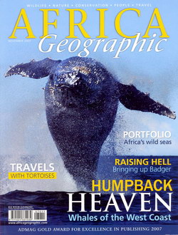 Africa Geographic: November 2007; Vol. 15, No. 10