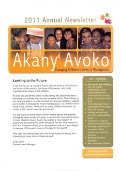 Akany Avoko: 2011 Annual Newsletter