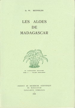 Les Aloes de Madagascar: Le Naturalist Malgache: Tome X: Volume Hors-Série