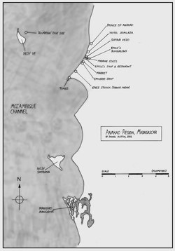 Anakao Region, Madagascar: Regional Map & Village Plan