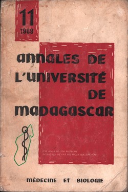 Annales de l'Université de Madagascar: Médecine et Biologie: No. 11