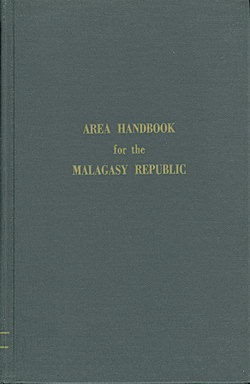 Area Handbook for the Malagasy Republic