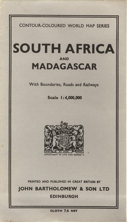 South Africa and Madagascar: With Boundaries and Railways