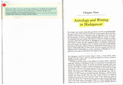 Astrology and Writing in Madagascar: Excerpt from 'How We Think They Think'