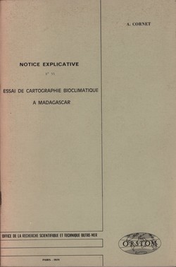 Notice Explicative No 55: Essai de cartographie bioclimatique à Madagascar