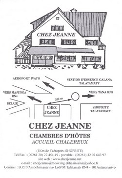 Chez Jeanne: Chambres d'hôtes; accueil chalereux