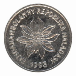 1 Malagasy Franc Coin: (1 Iraimbilanja)