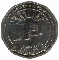 20 Ariary Coin: (100 Malagasy Francs)