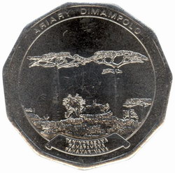 50 Ariary Coin: (250 Malagasy Francs)